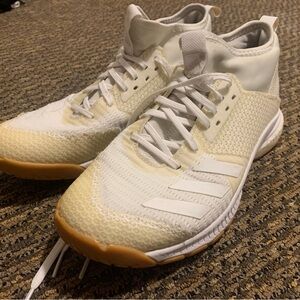 Adidas White and Cream Sneakers